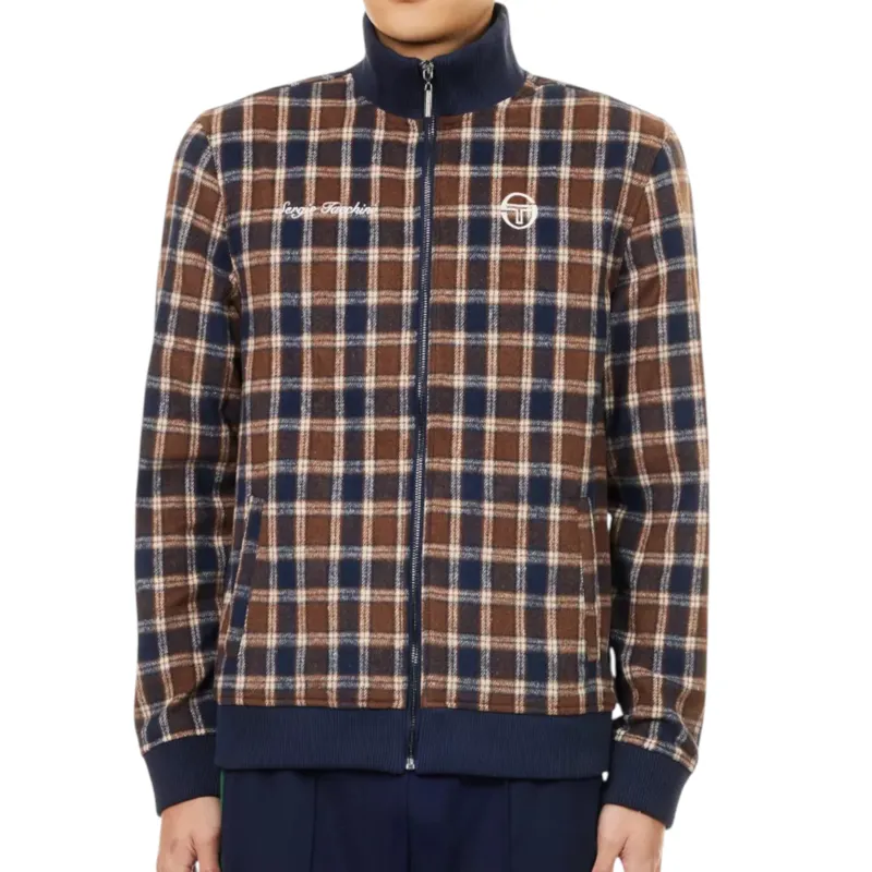 Sergio Tacchini Coppola Check Track Jacket XL ONLY-3