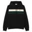 Lacoste Colour Block Fleece Hoodie Black