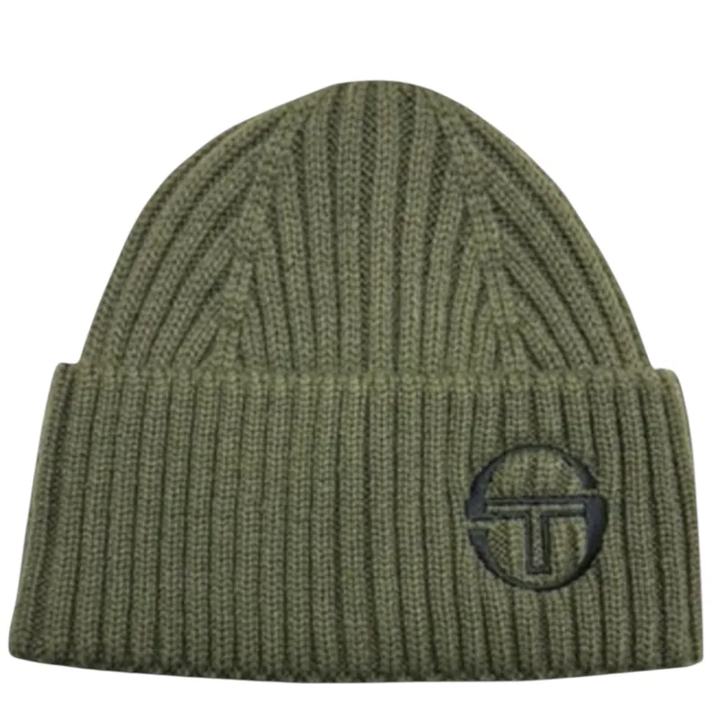 Sergio Tacchini Seppi Turn Up Beanie Avocado