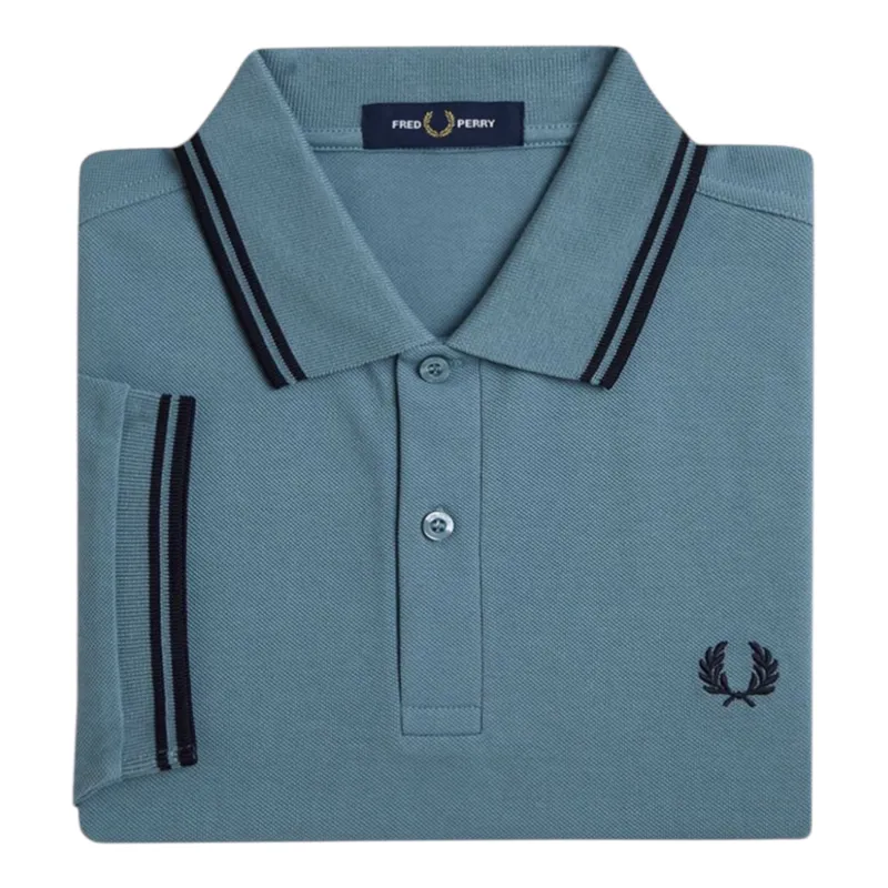 Fred Perry M3600-Z56 Polo T-shirt Stockport Blue / Navy