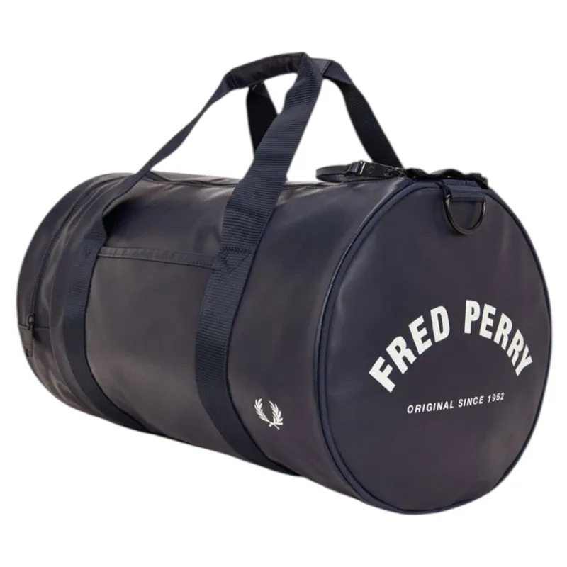 Fred Perry Tonal Barrel Bag Navy