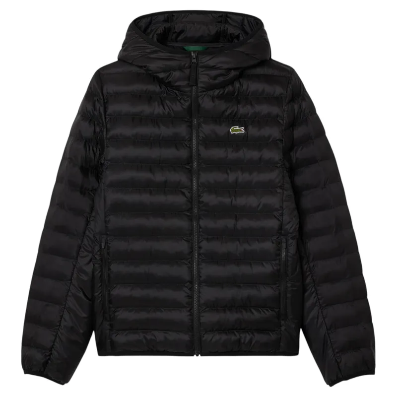 Lacoste Quilted Puffer Jacket Black