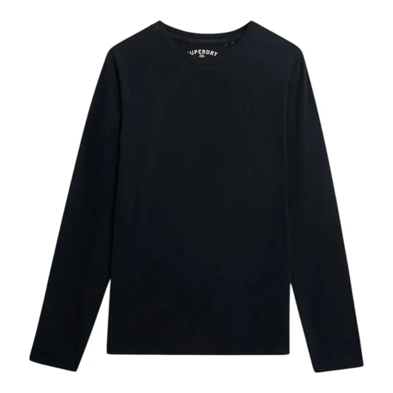 Superdry Classic Essential Long Sleeve Tee Eclipse Navy