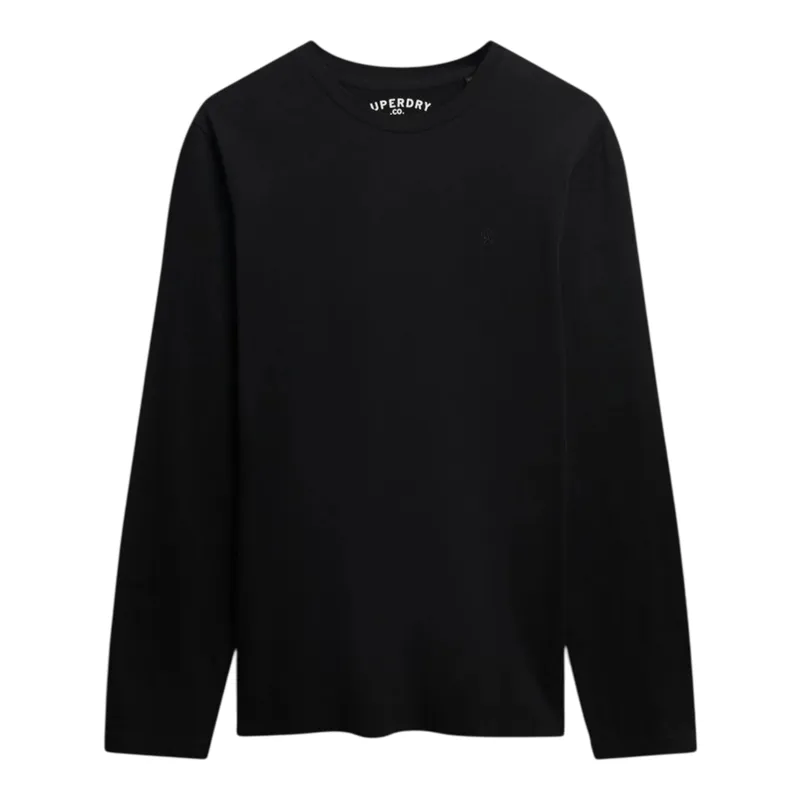 Superdry Classic Essential Long Sleeve Tee Black