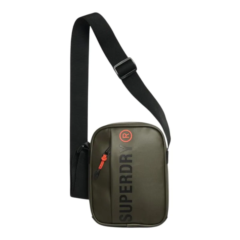 Superdry Tarp Cross Body Bag Khaki