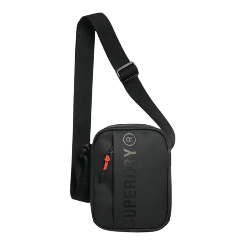 Superdry Tarp Cross Body Bag Black