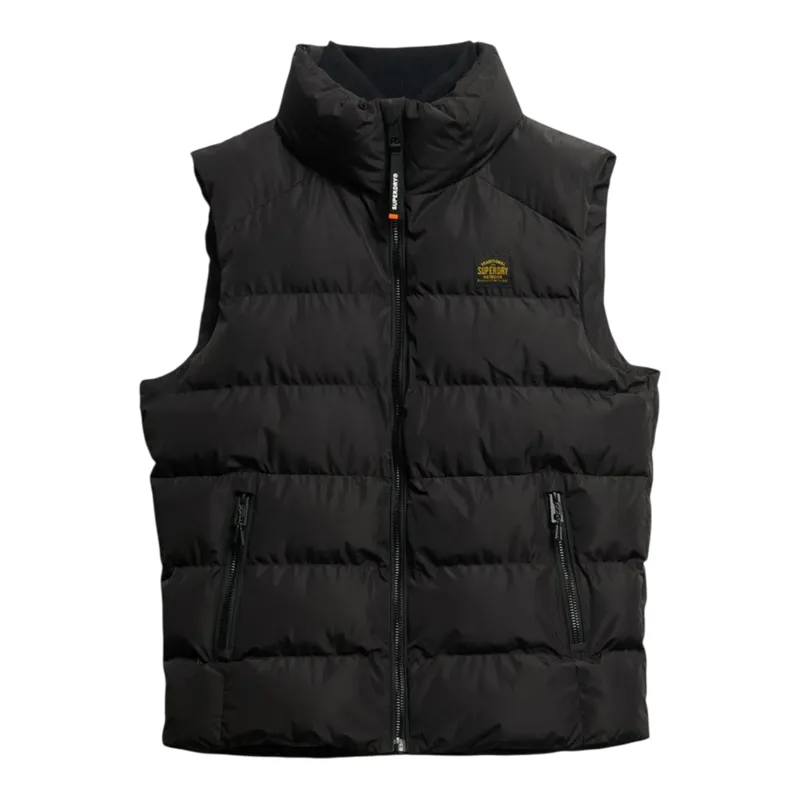 Superdry Sports Puffer Gilet Black SIZE XL ONLY