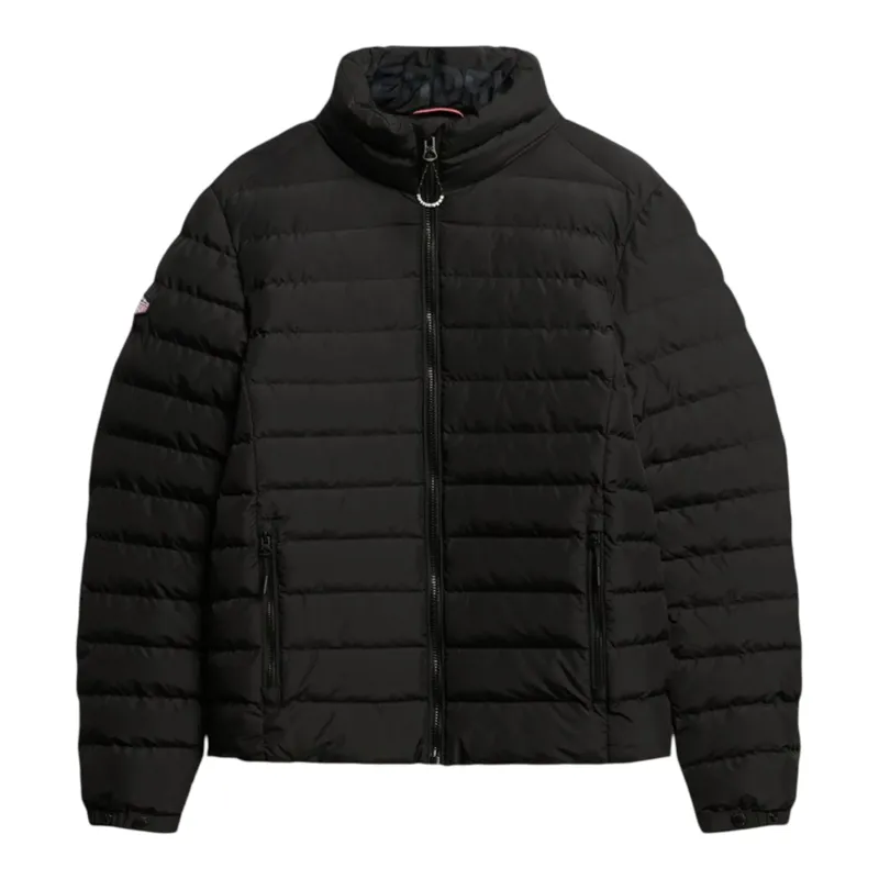 Superdry Fuji Printed Padded Jacket Black