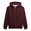Superdry Essential Logo Half Brushed Zip Hoodie Tawny Port Marl