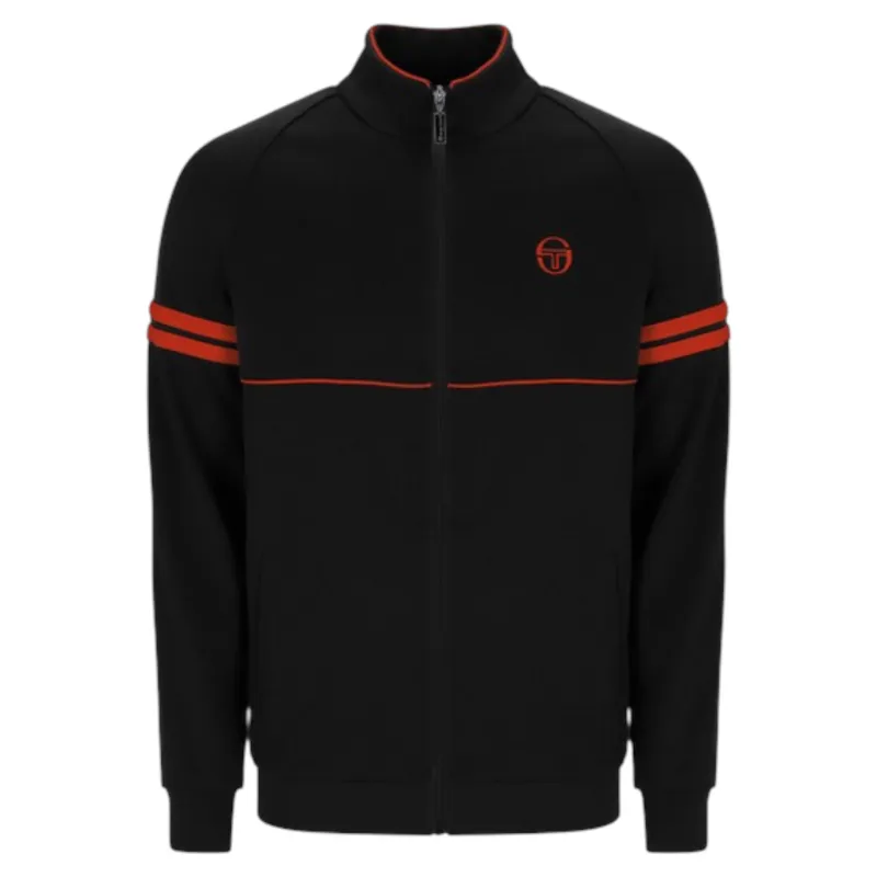 Sergio Tacchini Orion Track Top Black / Tango