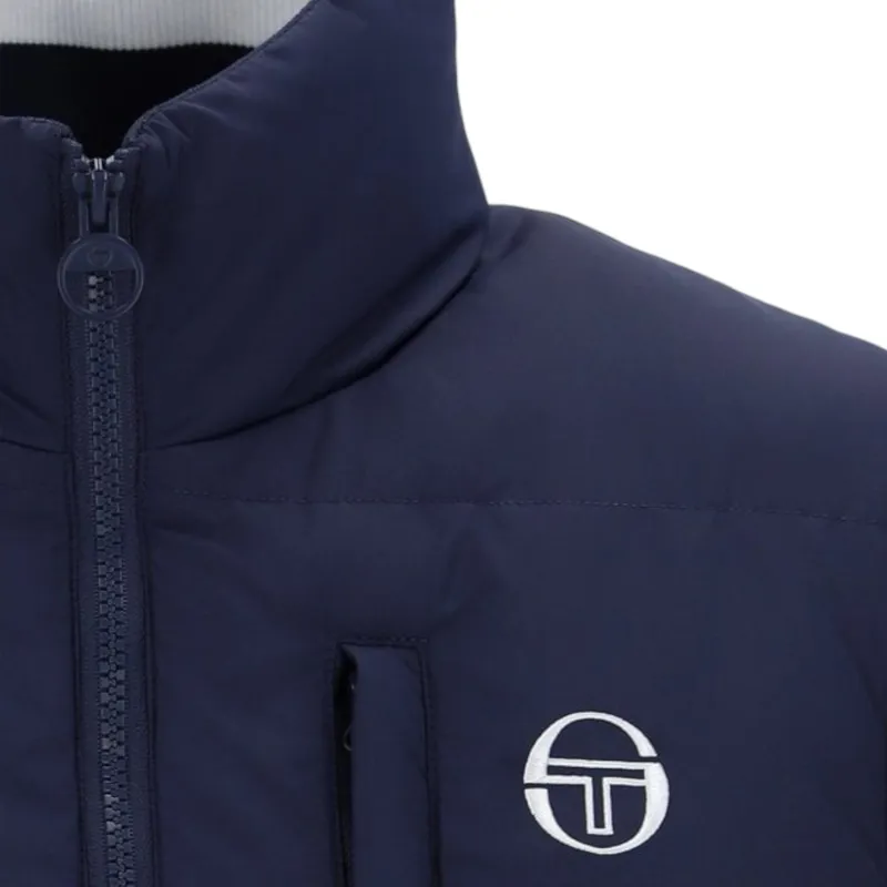 Sergio Tacchini Court Puffer Gilet Maritime Blue-1