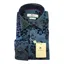 Claudio Lugli Floral Flocked Shirt Blue