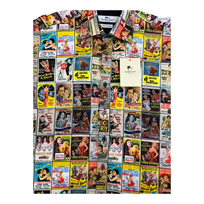 Claudio Lugli Film Night Shirt Black-2