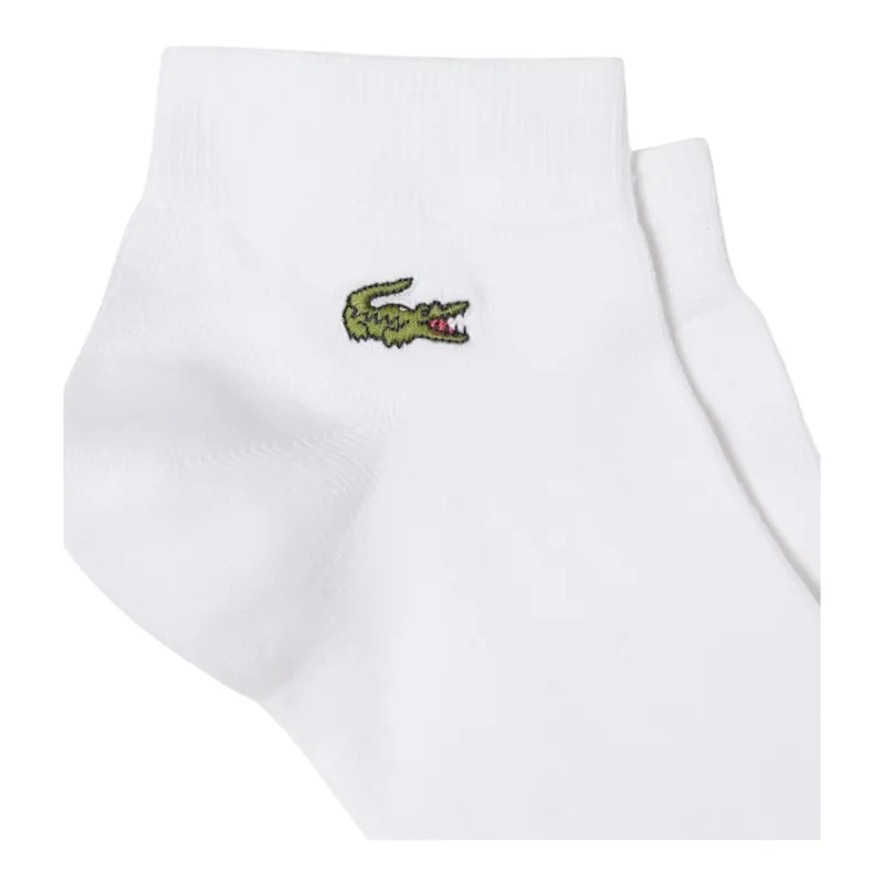 Lacoste 3-Pack Low Trainer Socks White-1