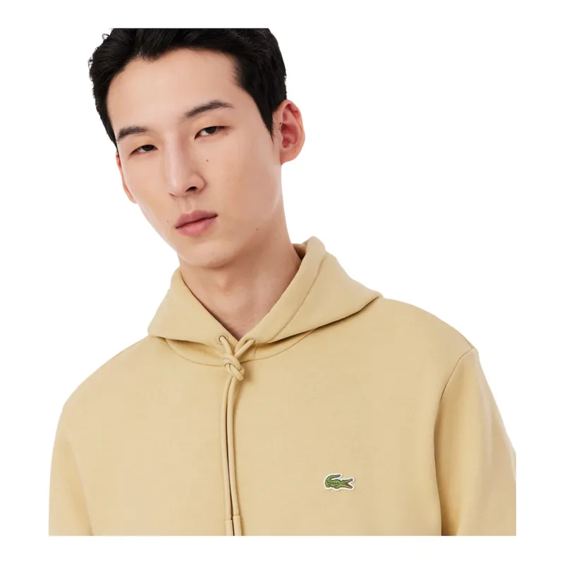 Lacoste Classic Fit Overhead Hoodie Beige-4