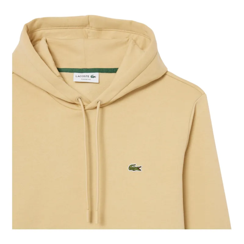Lacoste Classic Fit Overhead Hoodie Beige-1