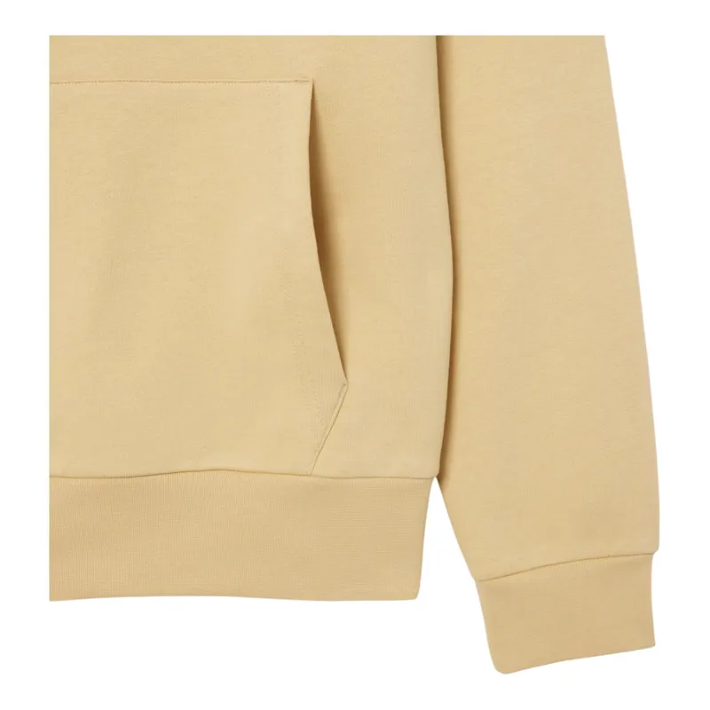 Lacoste Classic Fit Overhead Hoodie Beige-5