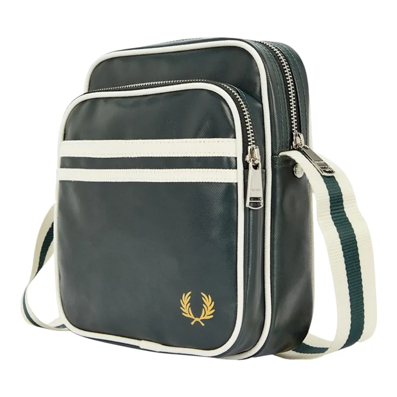 Fred Perry Classic Side Bag Grassroots/Ecru-1