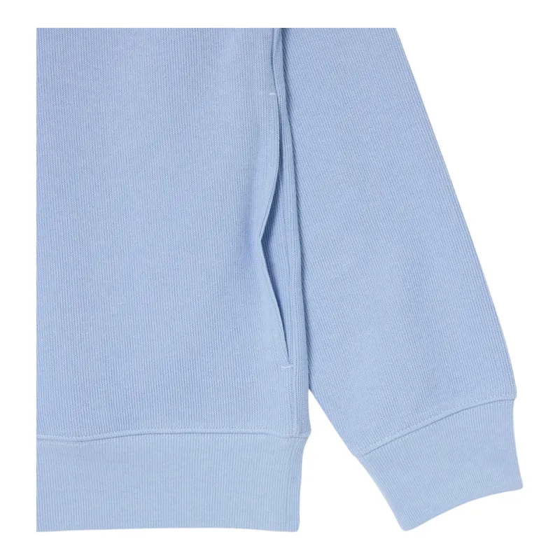 Lacoste Zip Neck Sweatshirt Light Blue-5