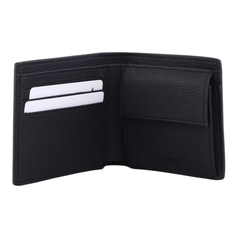 Lacoste Billfold Coin Wallet Black-1