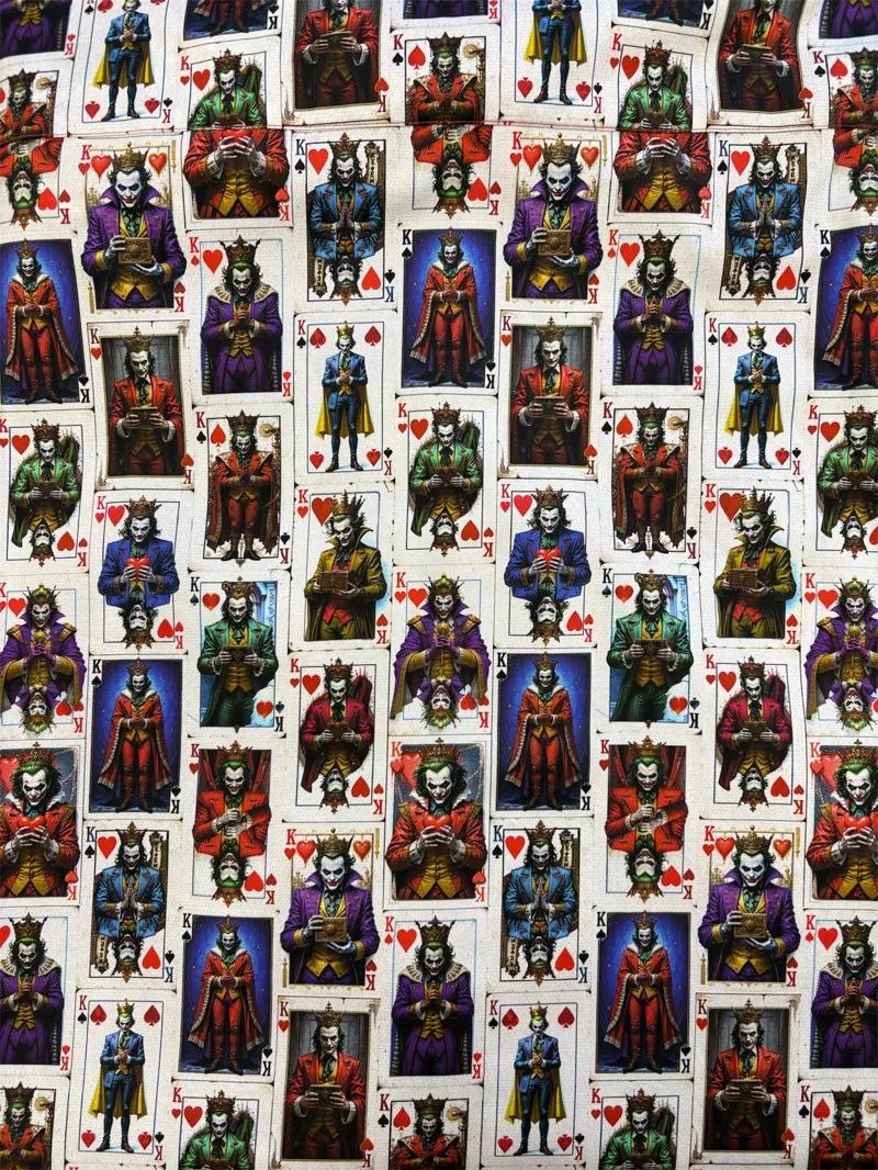 Claudio Lugli Villains Joker Deck Print  White-2