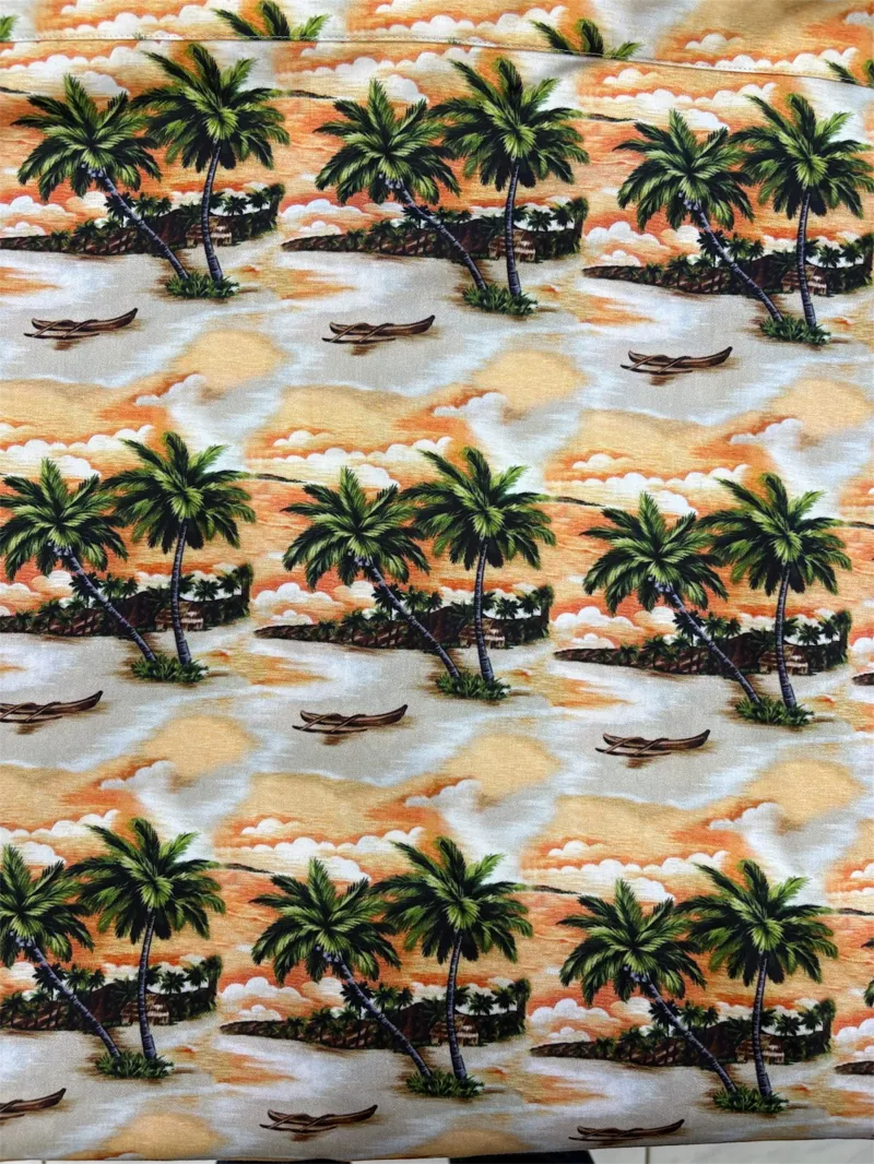 Claudio Lugli Hawaiian Beach SS Shirt Beige-2