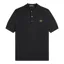 Fred Perry Long Staple Cotton Knitted Shirt Black