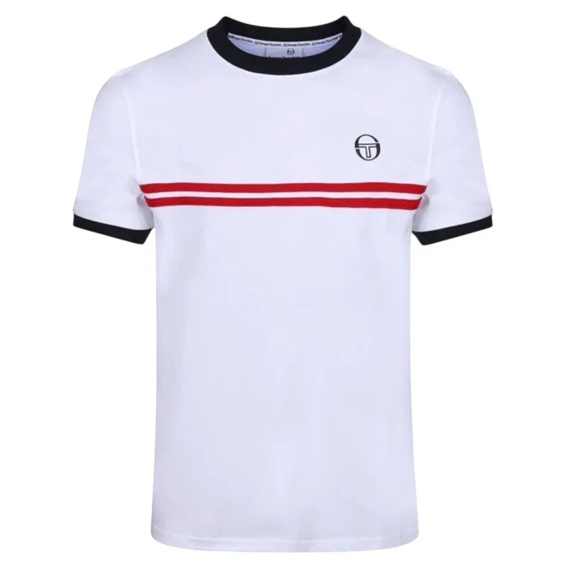 Sergio Tacchini Supermac T-shirt White/Navy