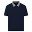 Aquascutum Club Check Collar Polo Shirt Navy