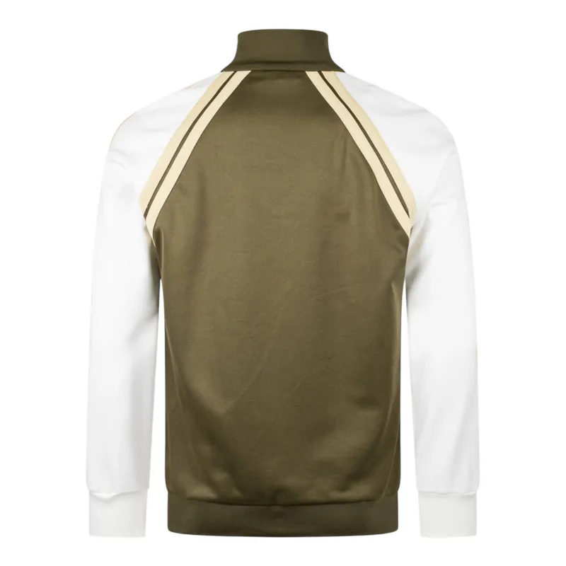 Sergio Tacchini Ghibli Davis Track Top Olive / Gardenia-3