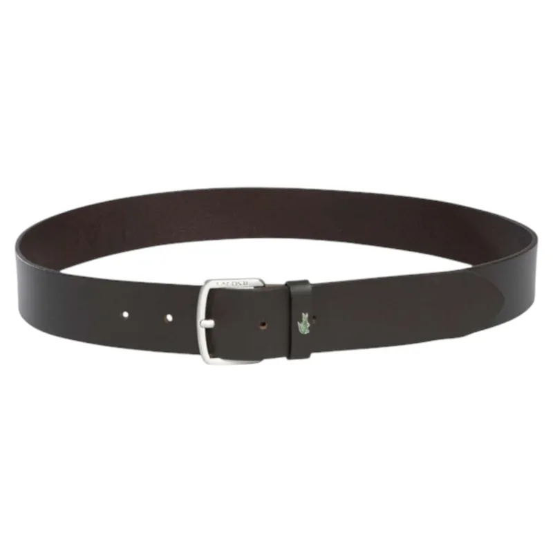 Lacoste Smooth Leather Belt Brown-2