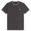 Fred Perry Twin Tipped T-shirt Anchor Grey / Ecru / Seagrass