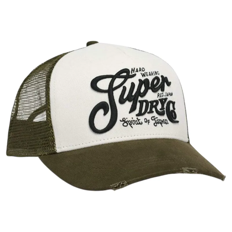 Superdry Mesh Trucker Cap Khaki /Ecru-2