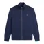 Fred Perry Zip Through Sweatshirt Tennis Blue