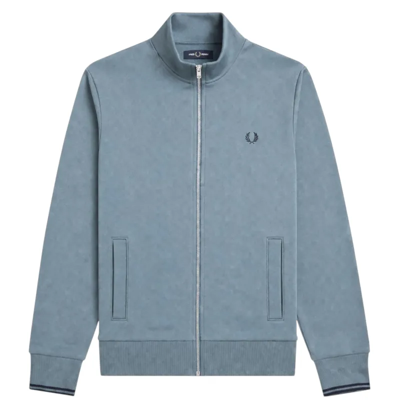 Fred Perry Zip Through Sweatshirt Stockport Blue