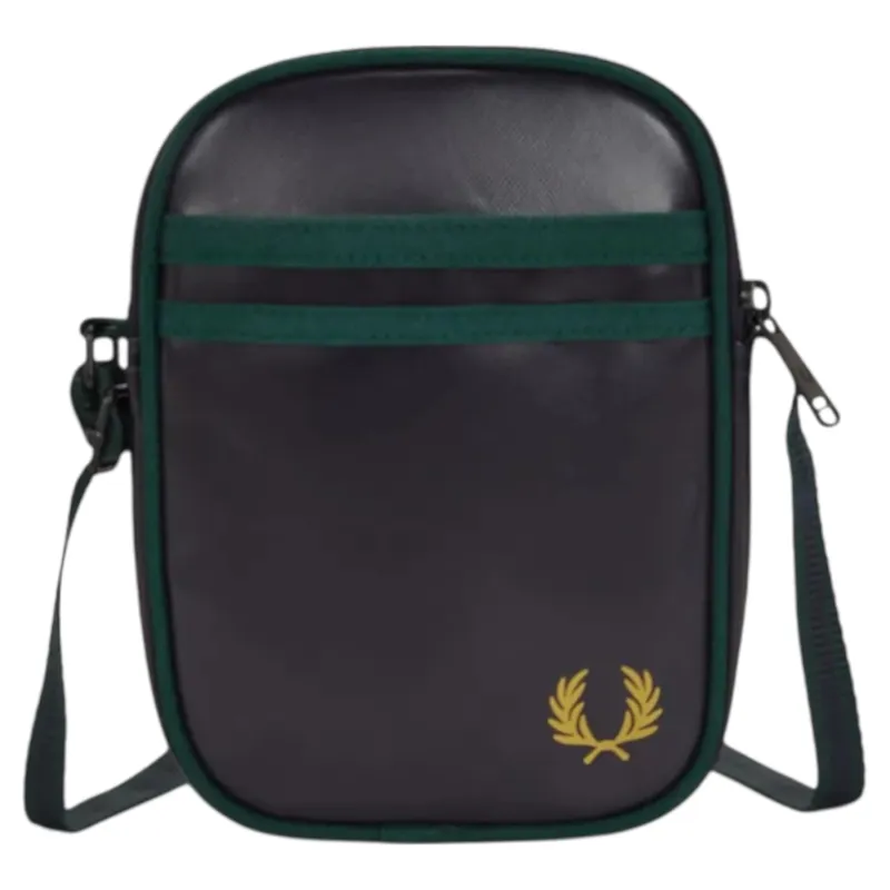 Fred Perry Classic Small Side Bag Navy / Grassroots