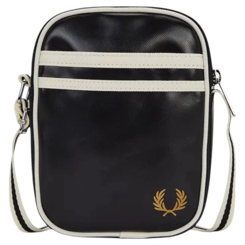 Fred Perry Classic Small Side Bag Black / Ecru