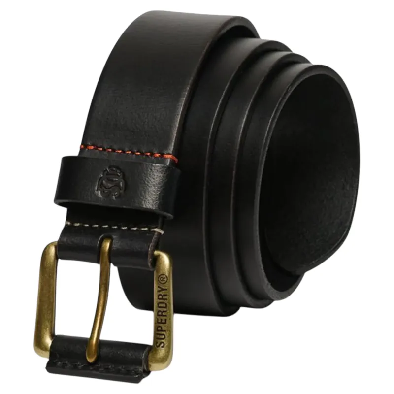 Superdry Classic Leather Belt Black