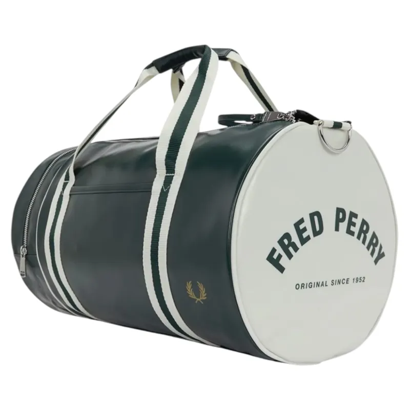 Fred Perry L7255-81A Classic Barrel Bag Grassroots/Ecru