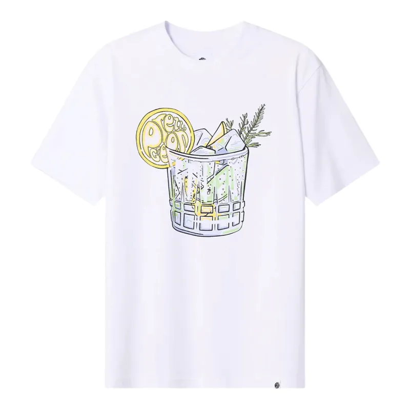Pretty Green Gin and Tonic T Shirt White