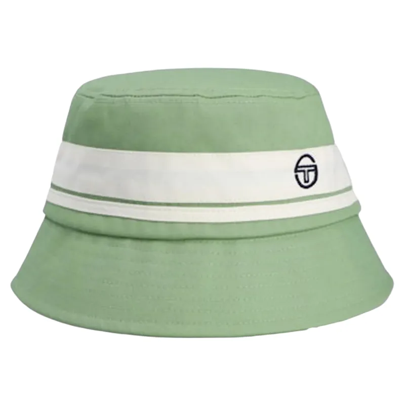 Sergio Tacchini Newsford Bucket Hat Quiet Green / Gardenia