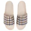 Aquascutum Club Check Sliders Beige
