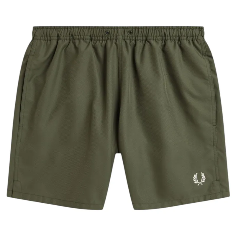 Fred Perry Swim Shorts Laurel Wreath Green
