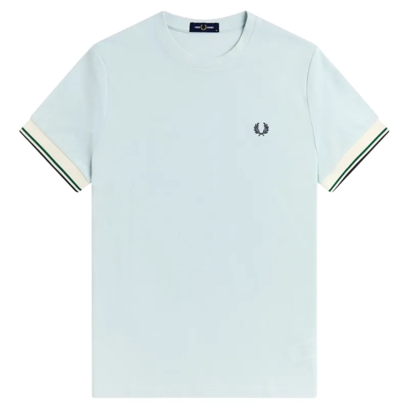 Fred Perry Twin Tipped Cuff T-shirt Light Ice