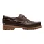 Timberland Authentic 3-Eye Lug Handsewn Boat Shoe Brown