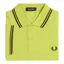 Fred Perry M3600-84B Polo T-shirt Citron / Black / Black