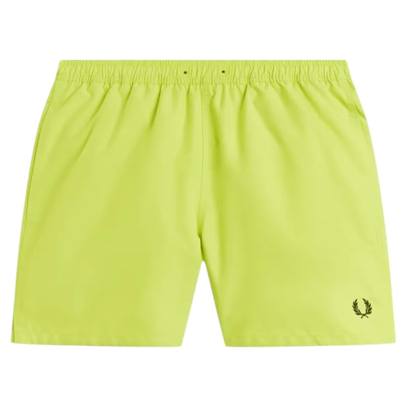 Fred Perry Swim Shorts Citron / Black