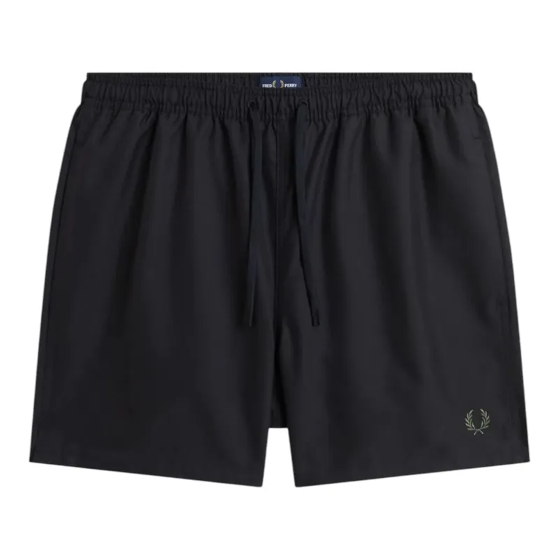 Fred Perry Swim Shorts Black