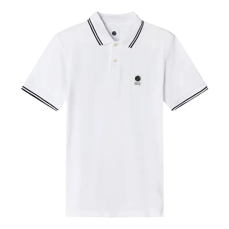 Pretty Green Rayner Polo White-1