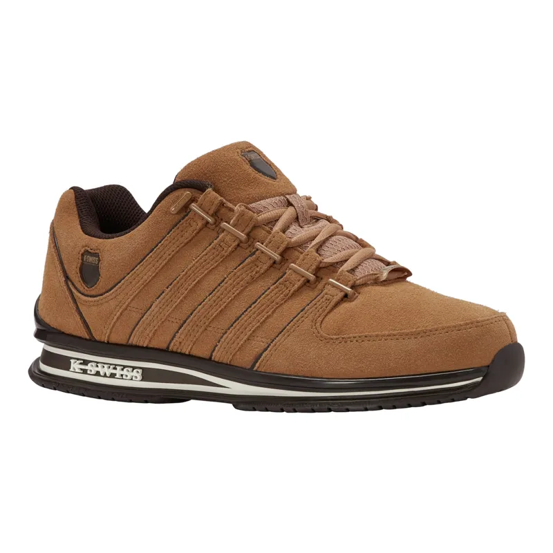 K Swiss Rinzler Indian Tan / Black Coffee/ Snow White-1